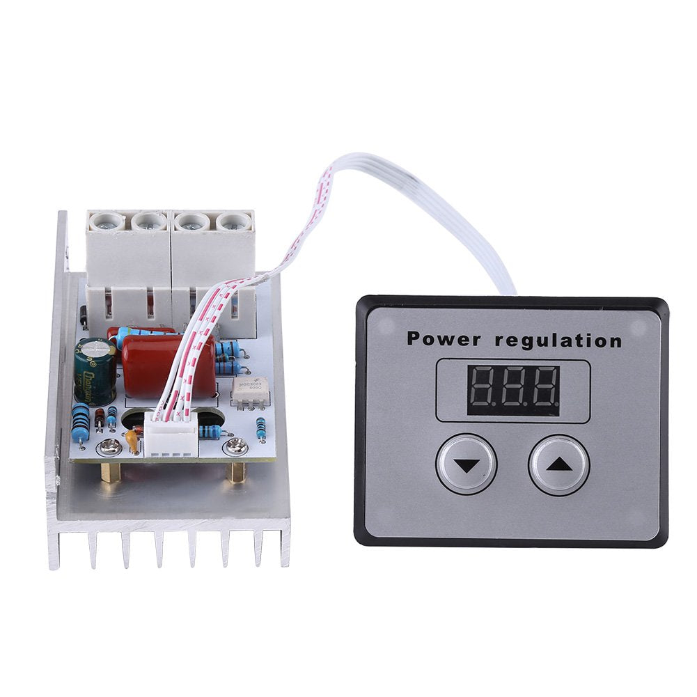 10000W SCR Digital Voltage Regulator AC 220V 80A Pack of 2 E18749