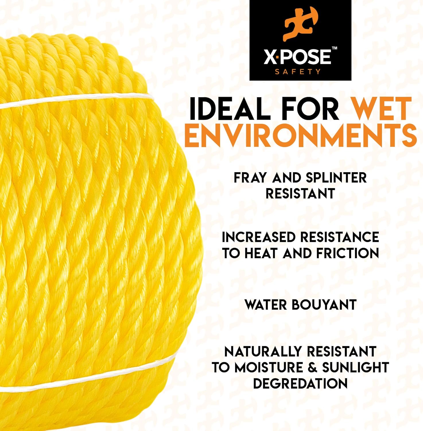 Yellow Floating Polypropylene Rope Z794273