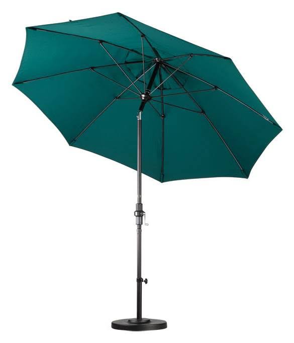 9 ft. Fiberglass Market Umbrella Collar Tilt Bronze C1831