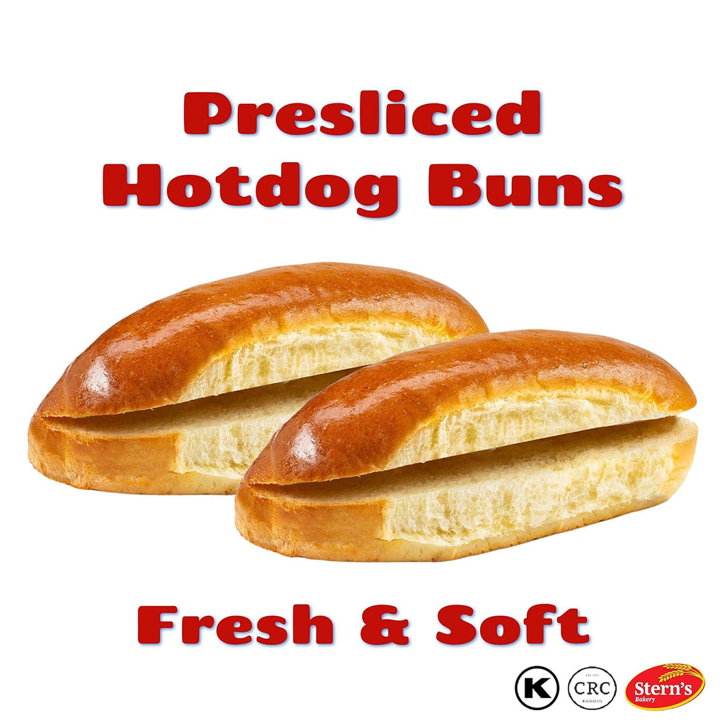 Hot Dog Bus, Kosher 8 Hot Dog Rolls, 14 Oz Pack (3 Pack) R26801