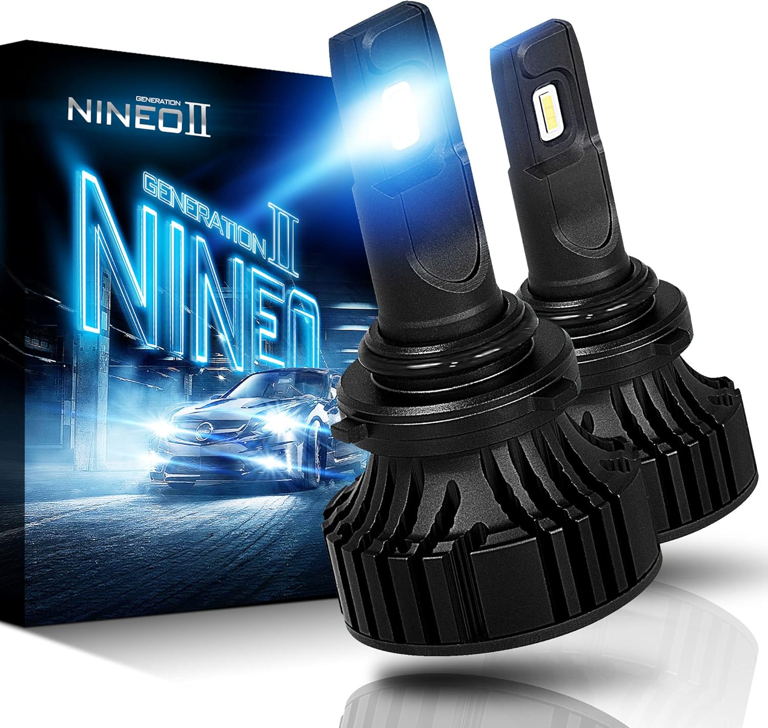 9006 LED Bulbs 6500K Cool White Pack of 2 Y144568