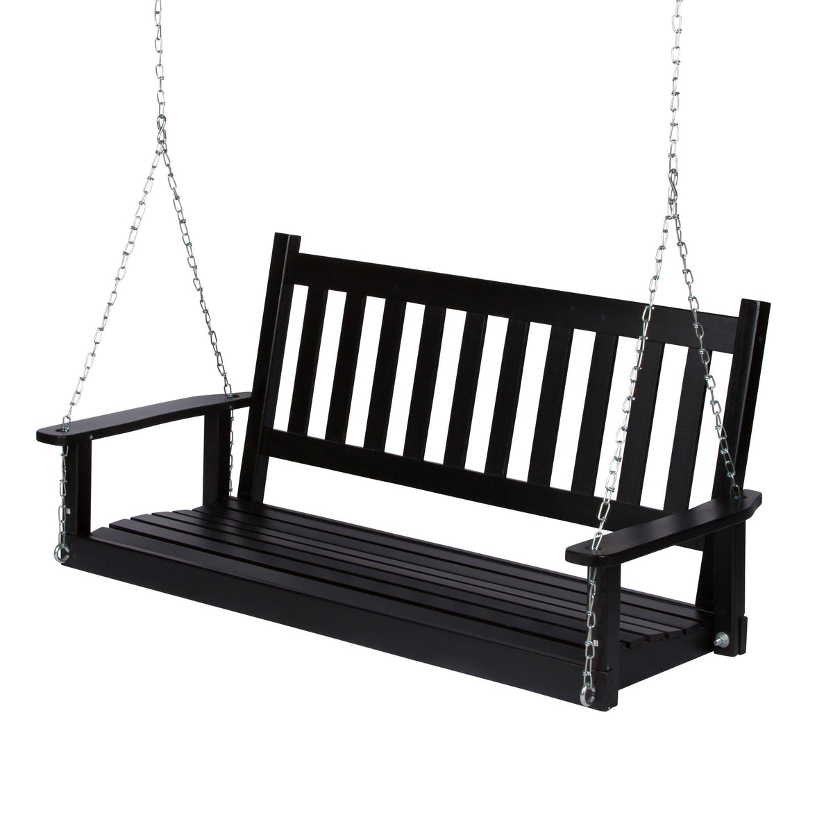 White Wood Porch Swing I87676
