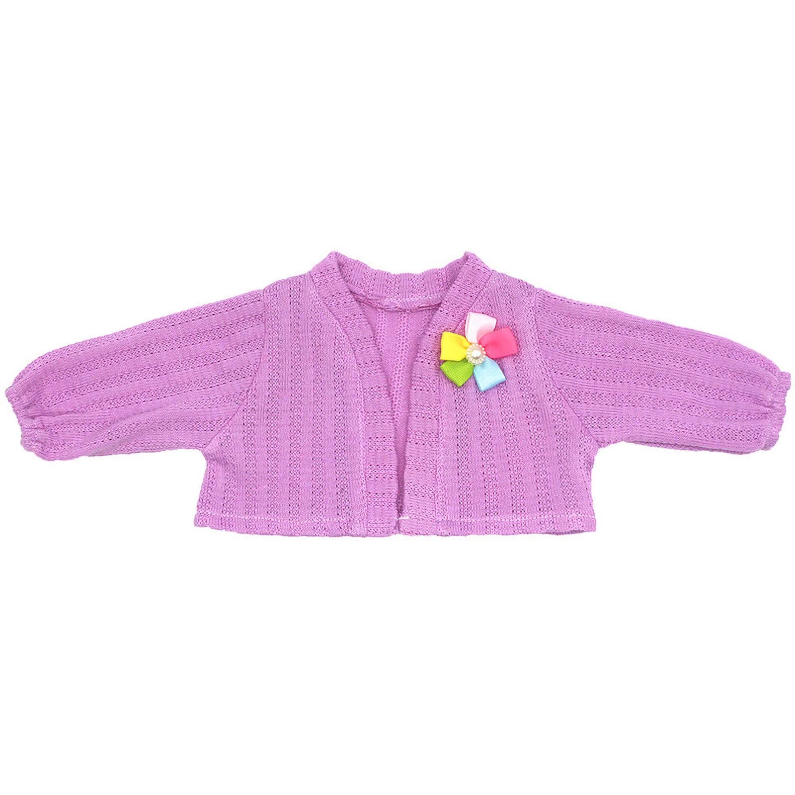 Rainbow Fluffy Skirt Doll Clothing B215301