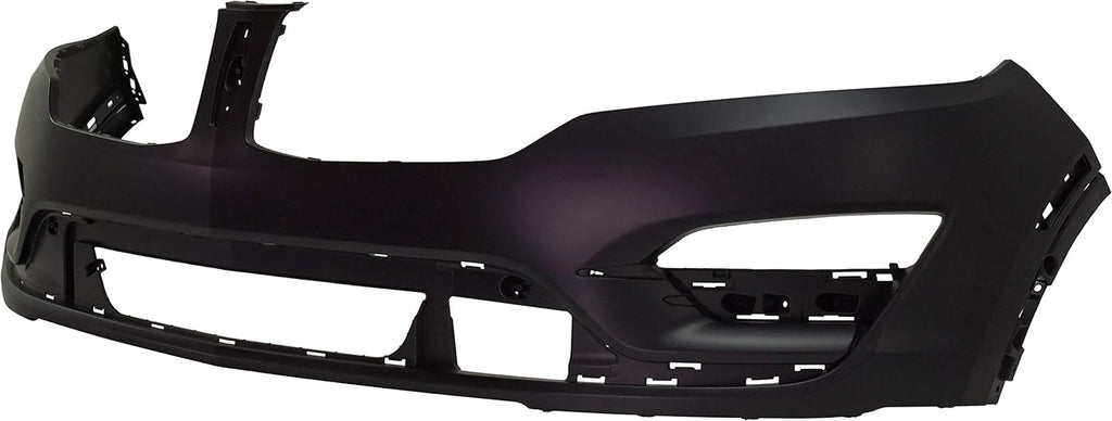 Front Bumper Cover Primed with Tow Hook Holes D4398