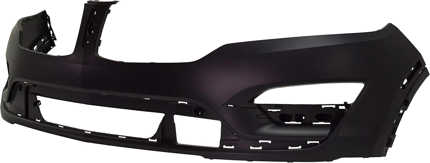 Front Bumper Cover Primed with Tow Hook Holes D4398