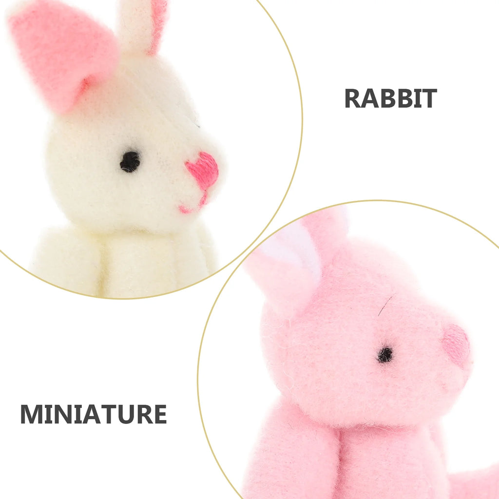 45 Pcs Plush Cotton Mini Animal Car Accessories U763761