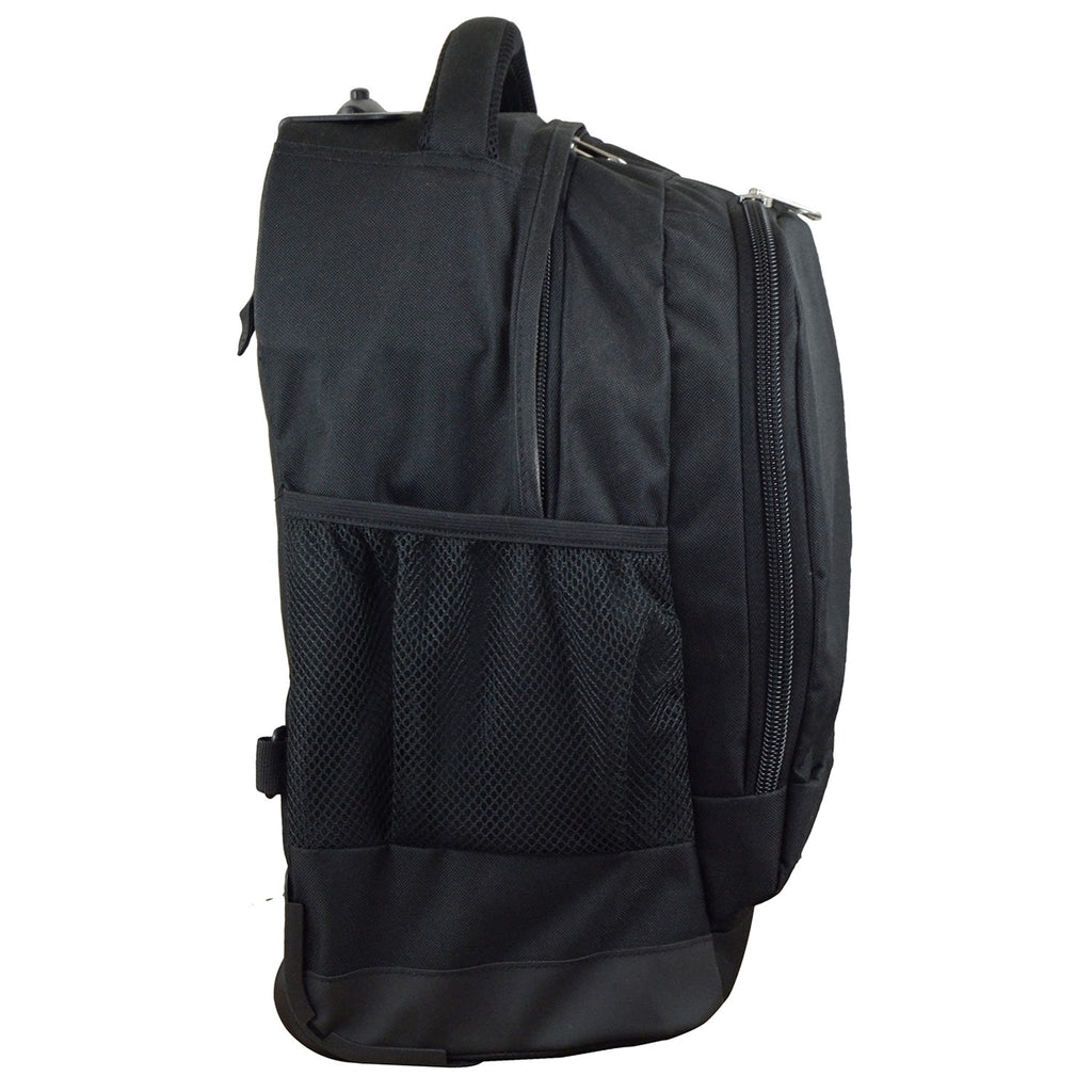 Black Premium Wheeled Backpack Y907