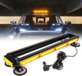 White Amber COB LED Rooftop Strobe Light Bar Double Side 26 High Visibility Emergency Hazard Warning Beacon Lights w/Magnetic Base C458711