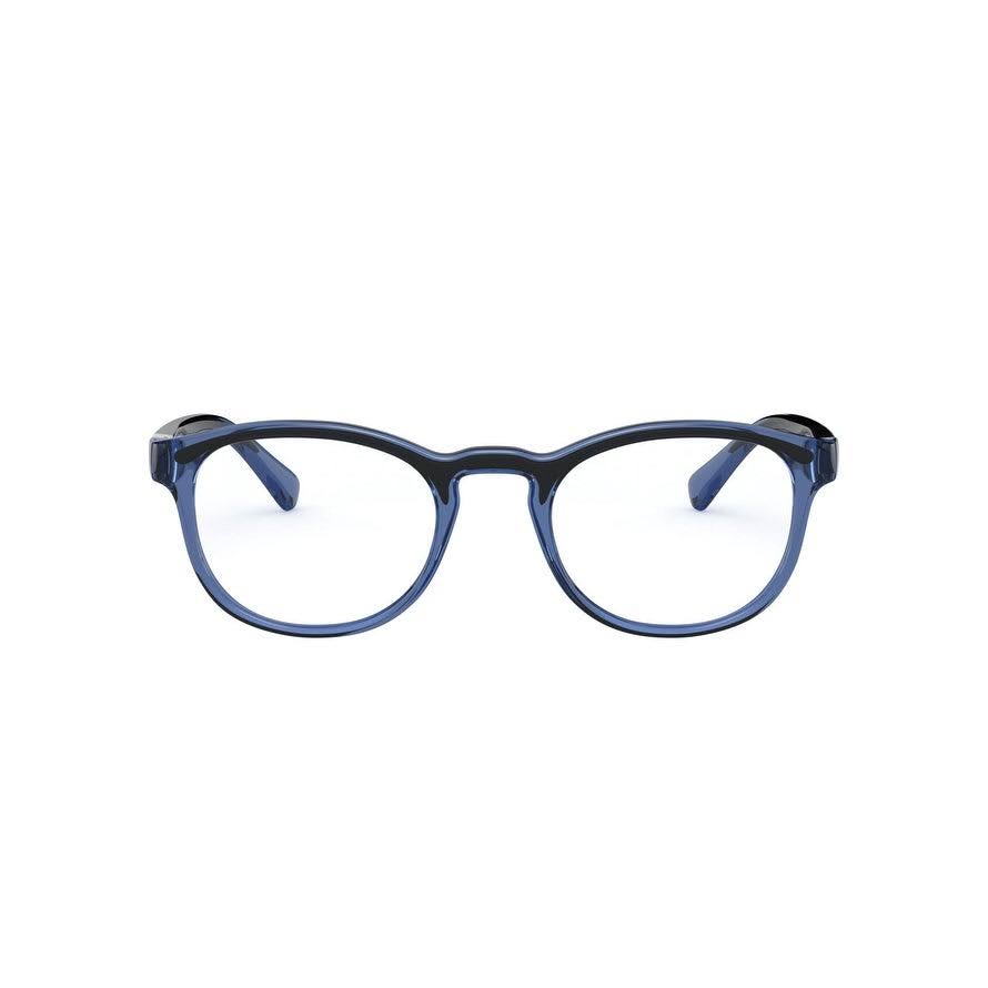Transparent Blue/Black Sunglasses B294