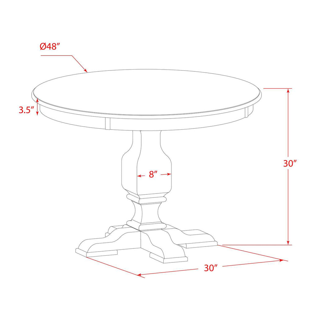 5-Piece Wood Dining Set N8375
