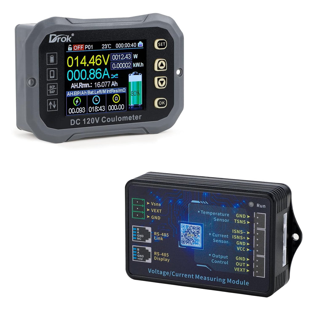 DC Voltmeter Coulometer Battery Monitor W558