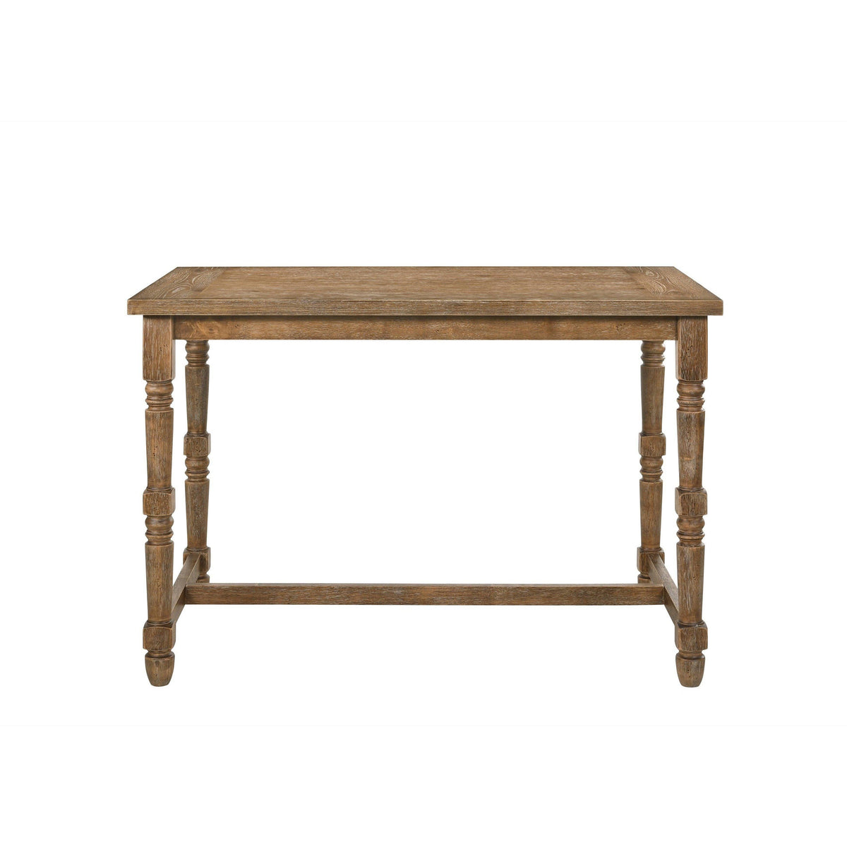 Weathered Oak Finish Counter Height Table J309