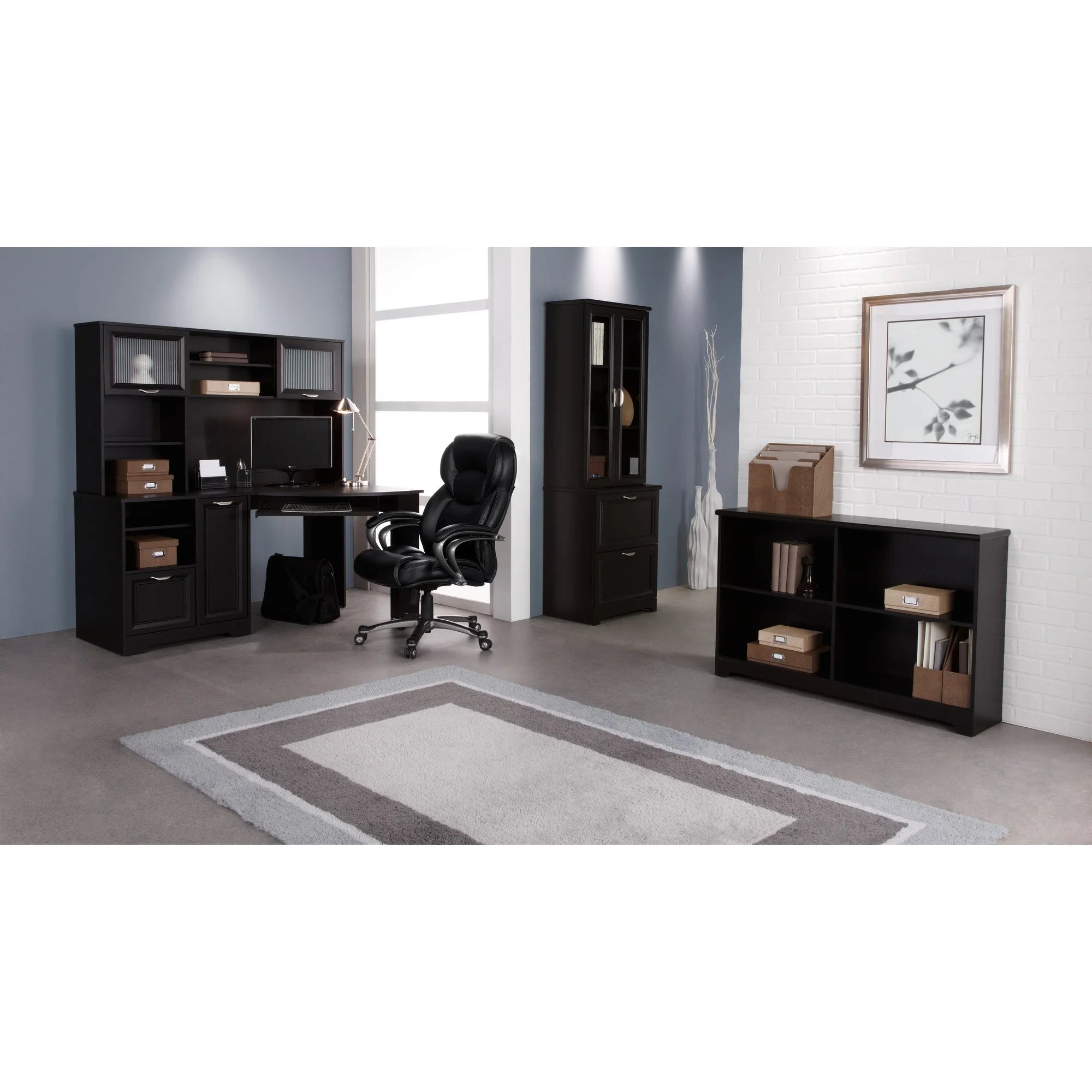 Corner Desk, Espresso T24632