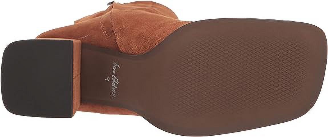 Frontier Brown Leather Block Heel Boots K8555