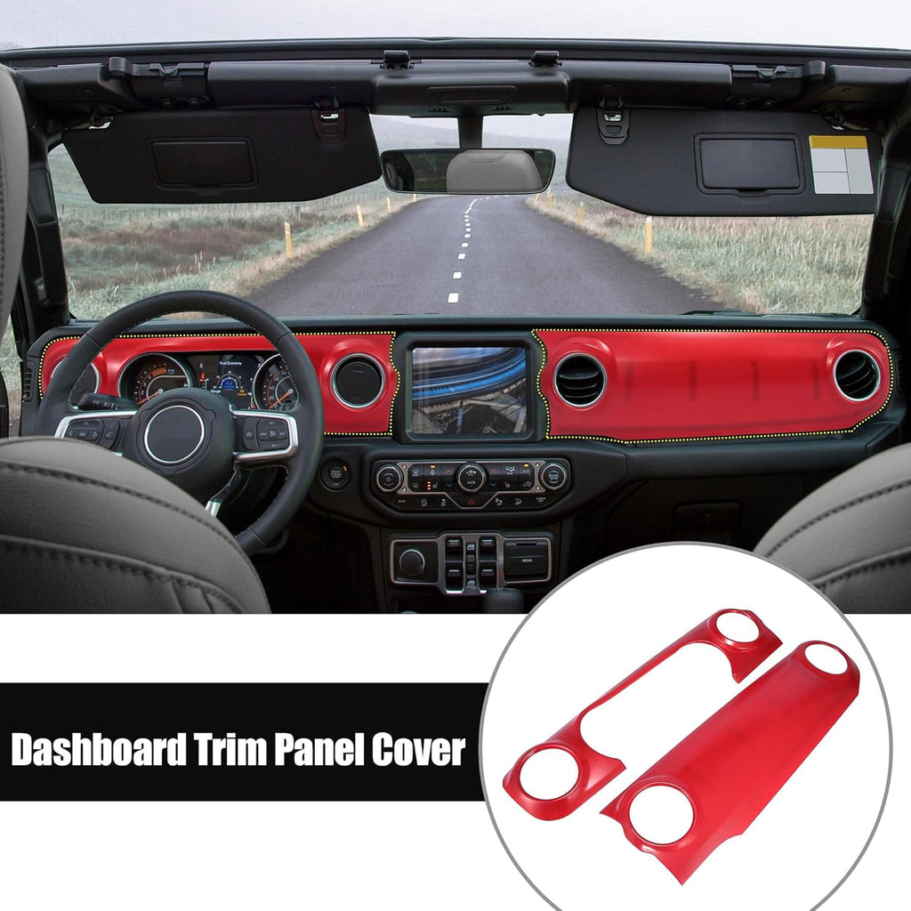 Car Dashboard Decorative Cover Trim Panel Decor Kit Pack of 2 V745474