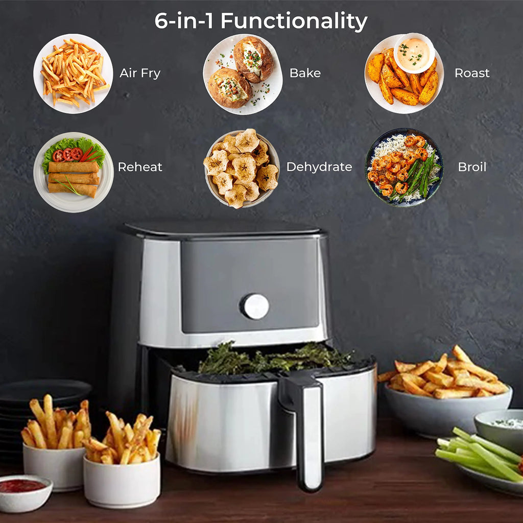 6QT XL Air Fryer, 6-in-1, Black F89983