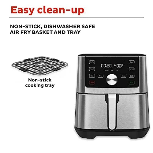 6QT XL Air Fryer, 6-in-1, Black F89983