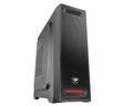 Mid Tower Case with Full Tempered Glass Window, black K2311