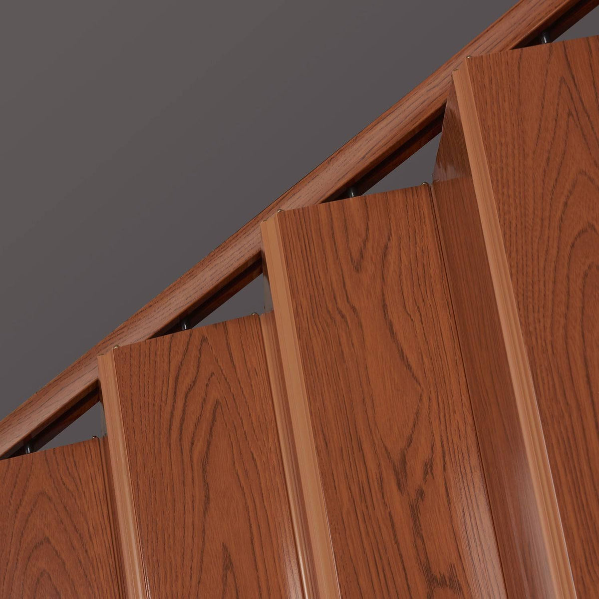48 inch x 80 inch Folding Door in Pecan Brown F138343