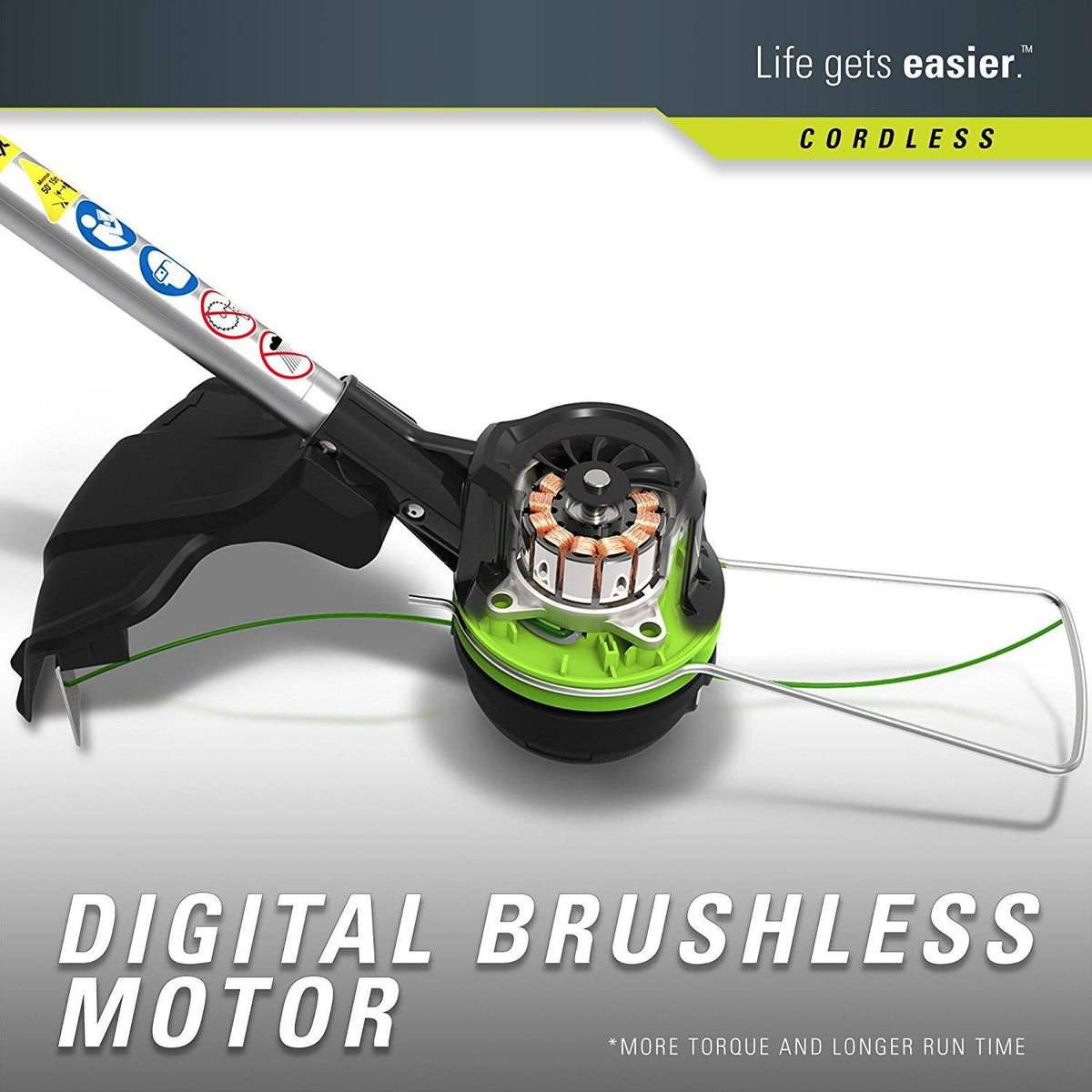 80V Cordless String Trimmer and Blower Combo V10066