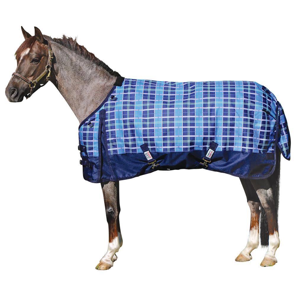 Blue Plaid Medium Weight Turnout A728070