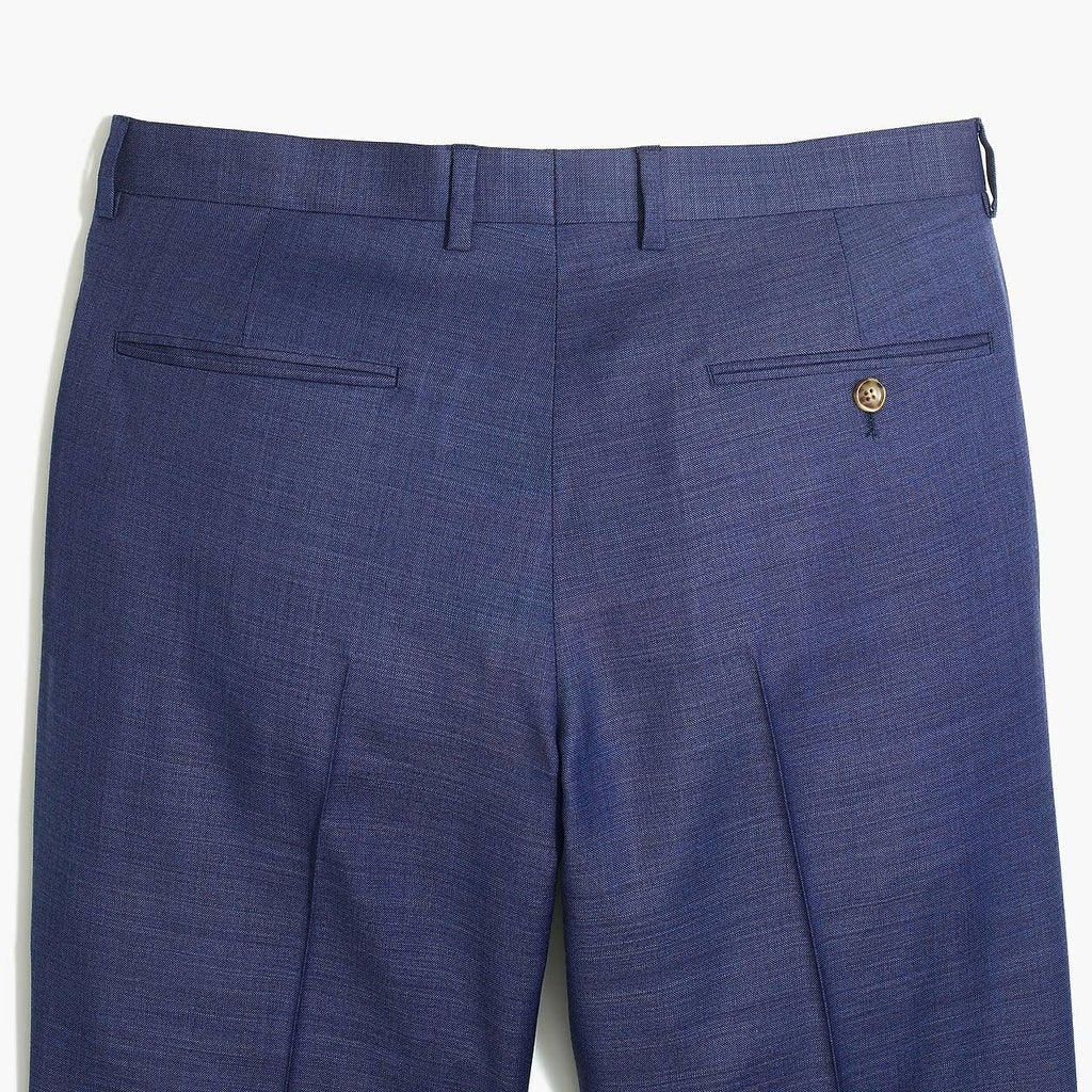 Slim Thompson Suit Pant in Worsted Wool Marina Blue 35x32 U491906