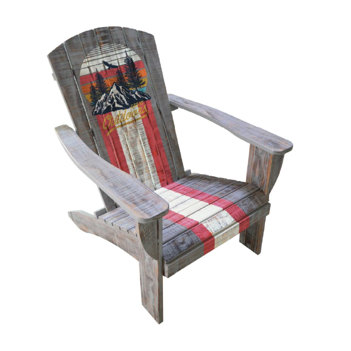 Wooden Adirondack Chair S371