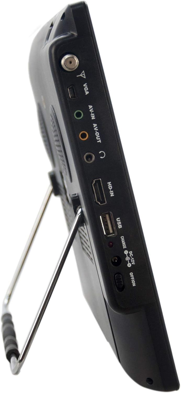 13.3 Portable Widescreen LED TV with HDMI and USB/SD Card Slot V876