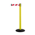 Chevron Red and White Belt Post, 38x22 Height, 2.5x22 Wide, 16x22 Length, Cast I936686