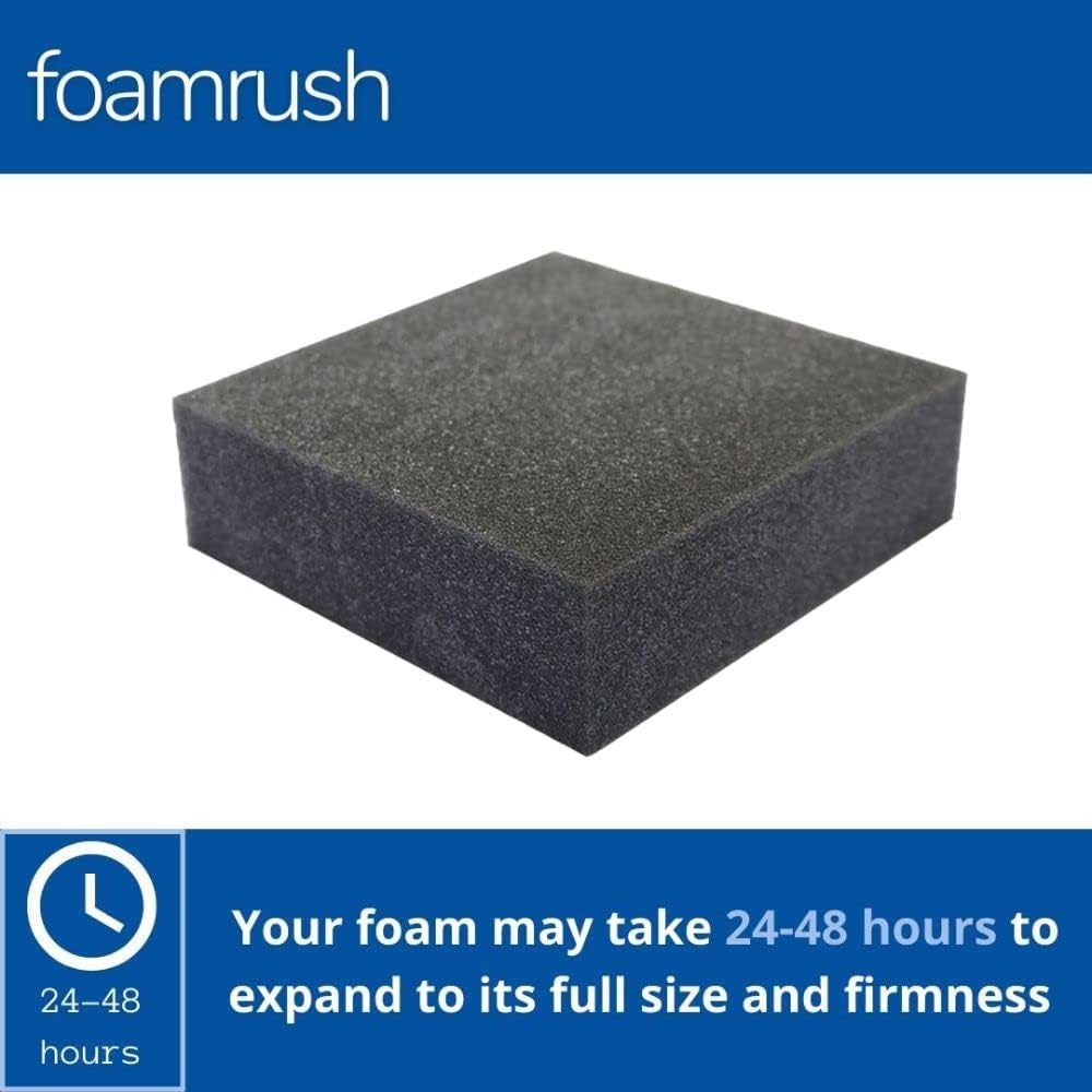 Charcoal High Density Upholstery Foam Cushion B6933