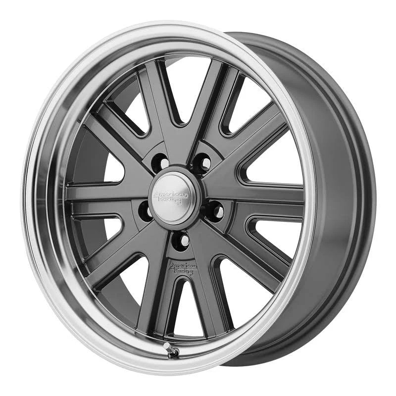 17x9 5x120.65 0mm Mag Gray Machined Wheels E6534