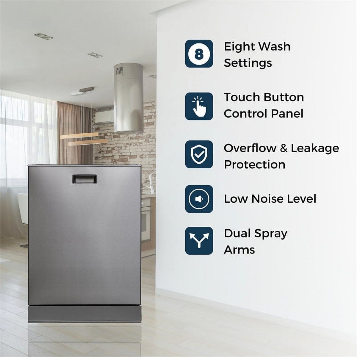 24" Stainless Steel Built-In Dishwasher Y3143