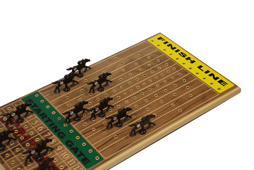 Walnut Horseracing Board Game Z878927