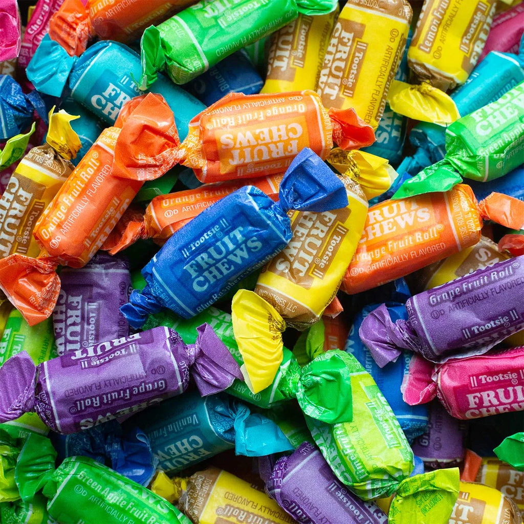 Fruit Chews Mega Mix 8 Flavors Soft Fruity Rainbow Candy 4 Pounds 275 Pieces N7812