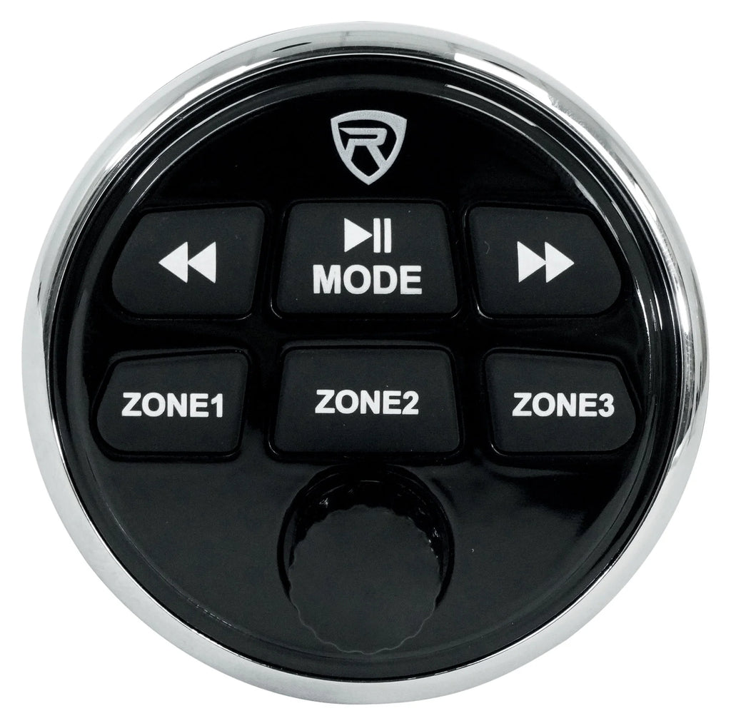 White 8" Marine Wakeboard Tower Speakers with 4-Zone Boat Receiver M1563