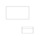 White 24# Regular Envelopes, Side Seam, No Window, Carton of 5000 J4234