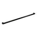 Satin Black Handrail Section with Return D797476