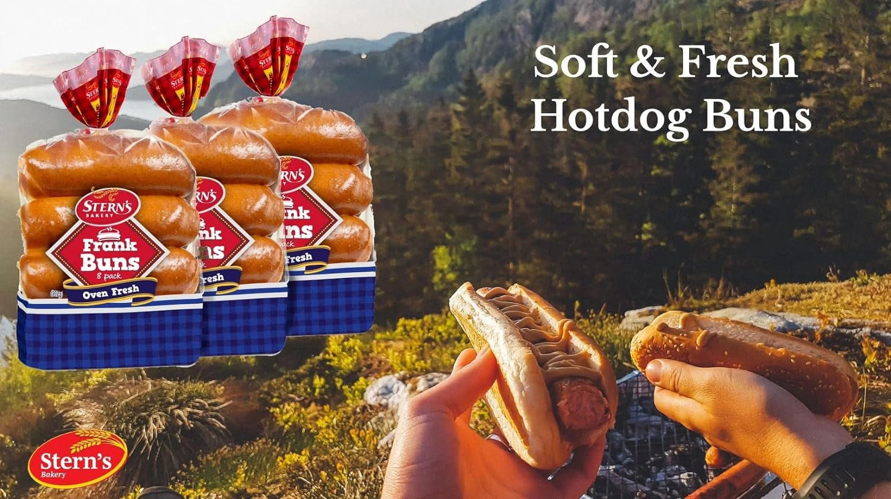 Hot Dog Bus, Kosher 8 Hot Dog Rolls, 14 Oz Pack (3 Pack) R26801