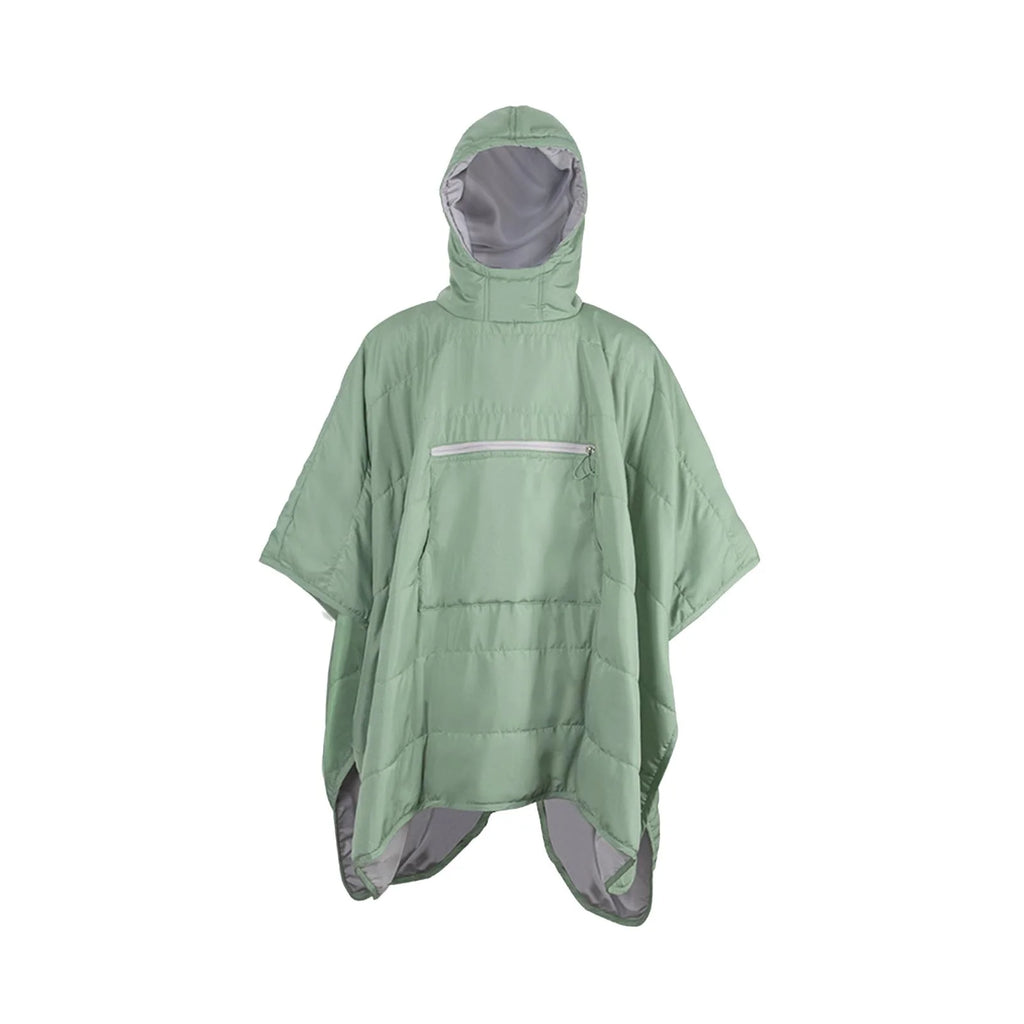 Wearable Hooded Sleeping Bag Blanket with Stuff Sack T4069
