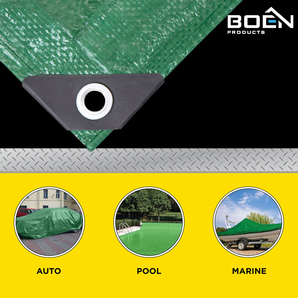 9 x 12 Green Tarp W98800