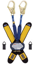 Twin Self Retracting Lifeline, 6'L, 420 Cap lbs F353663