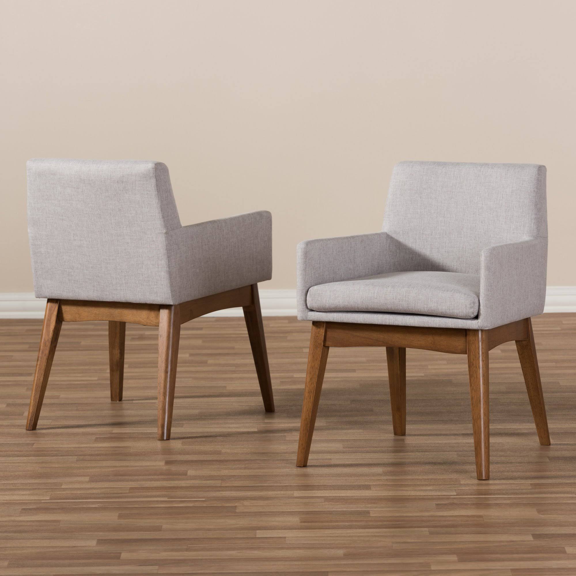 Grey/Beige Dining Armchair, Set of 2 O4949