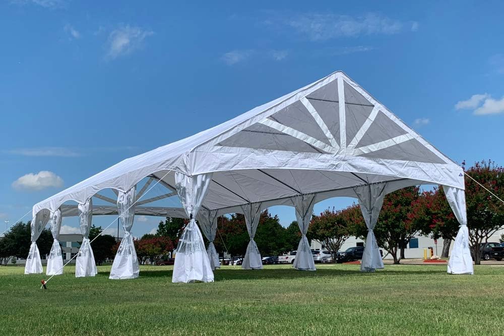 40'x20' PE Marquee Tent Gazebo Shelter with Storage Bags H878