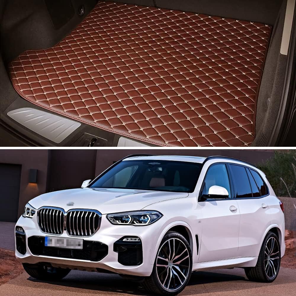 Black with Black line Car Trunk Mat Pack of 2 T488167