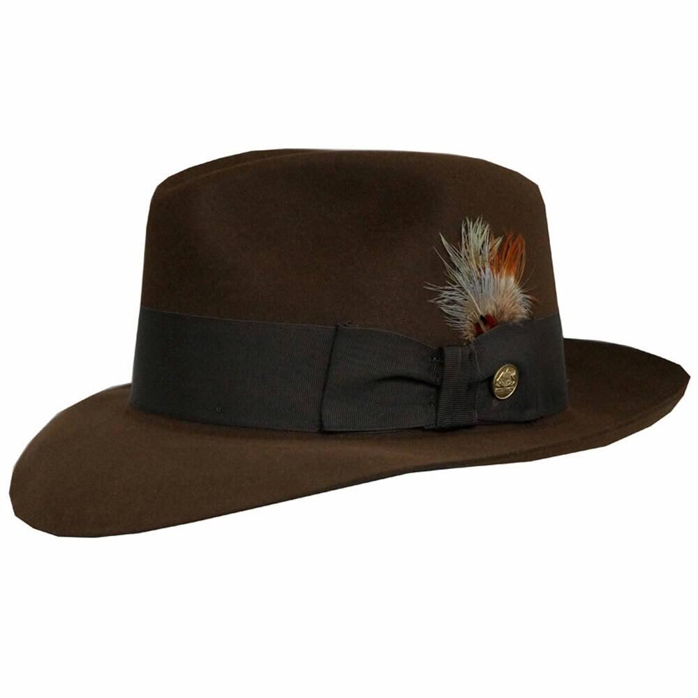 Mink Fur Felt Fedora Hat G313
