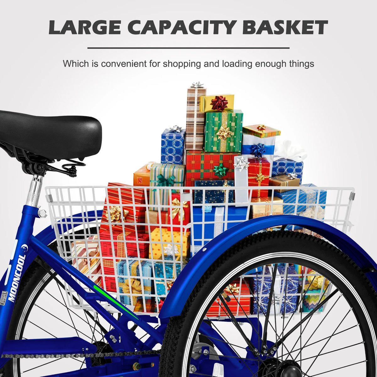 Blue 7 Speed Adult Tricycle I620848