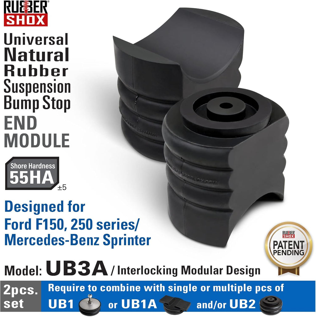 Pack of 2 Rubber Front Rear Bump Stop for Truck and RV Suspension K4617