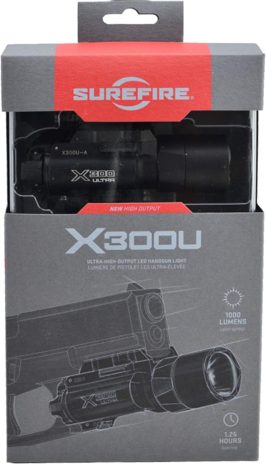 1000 Lumens LED Weapon Light with 12 Extra CR123A and 3 Battery Cases F62770