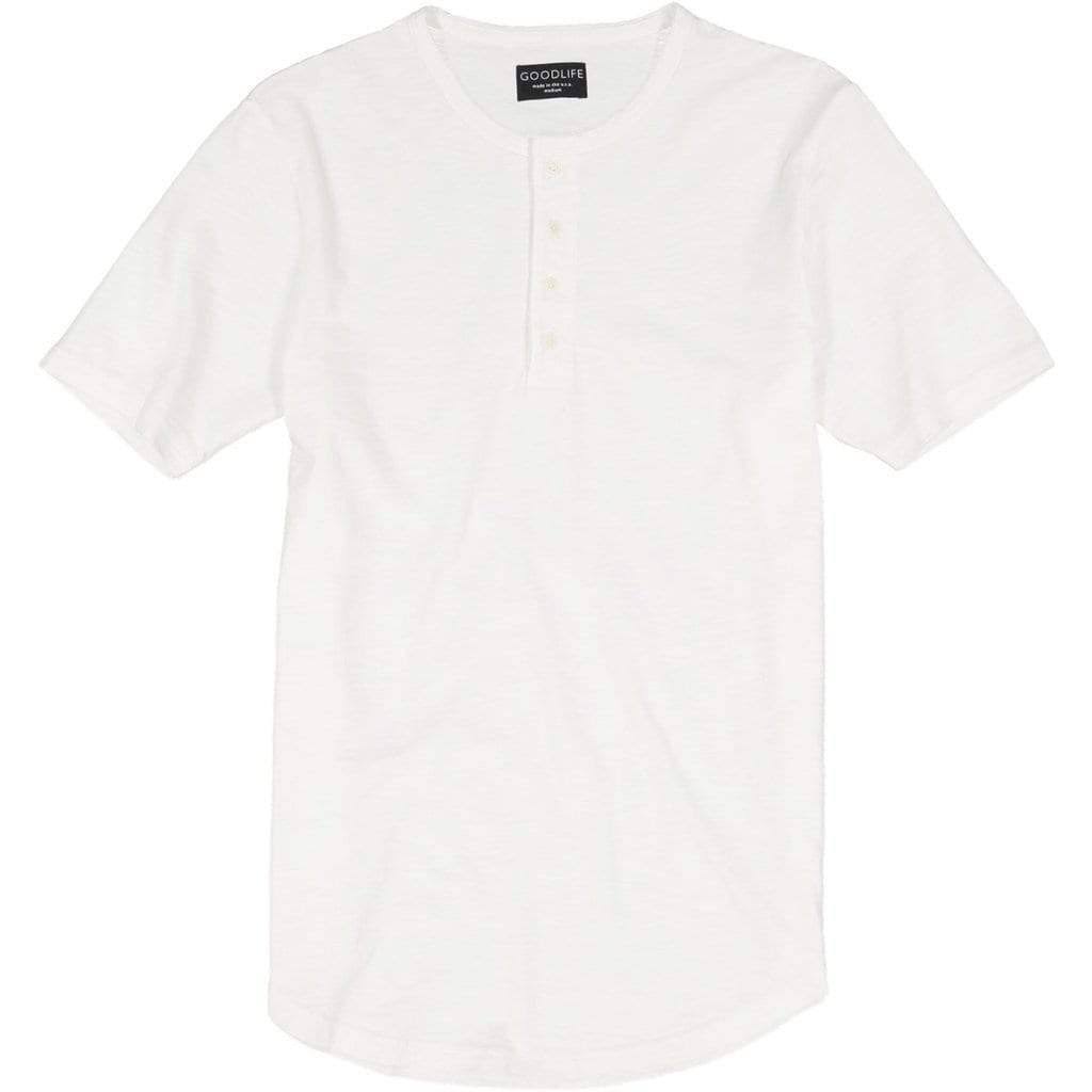 White Scallop Henley I786