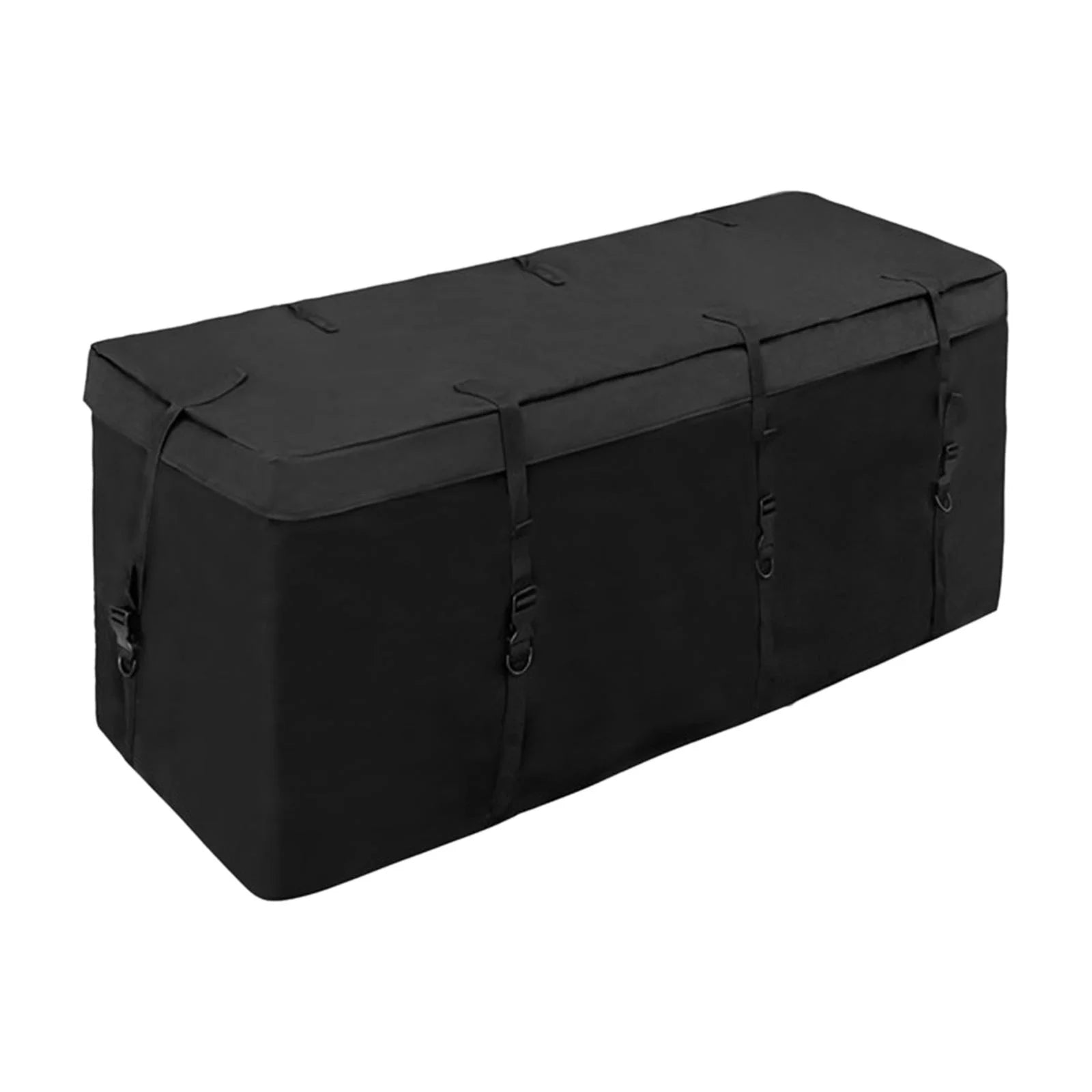 Waterproof Black Cargo Traveling Bag with Reinforced Straps and Zipper F405